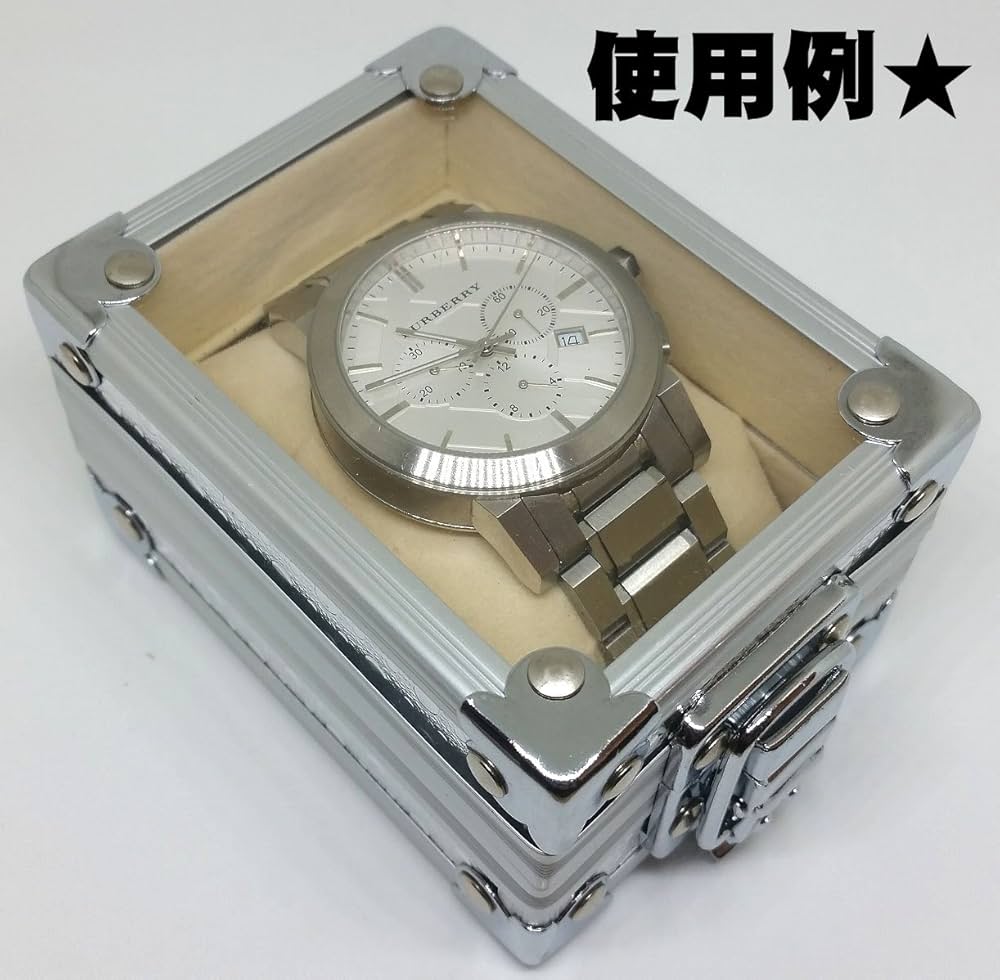 ジュラルミンアルミ腕時計ケース調整すれば16〜20可能だと思います最後の値下げ。 ジュラルミンアルミ腕時計ケース調整すれば16〜20可能だと思い